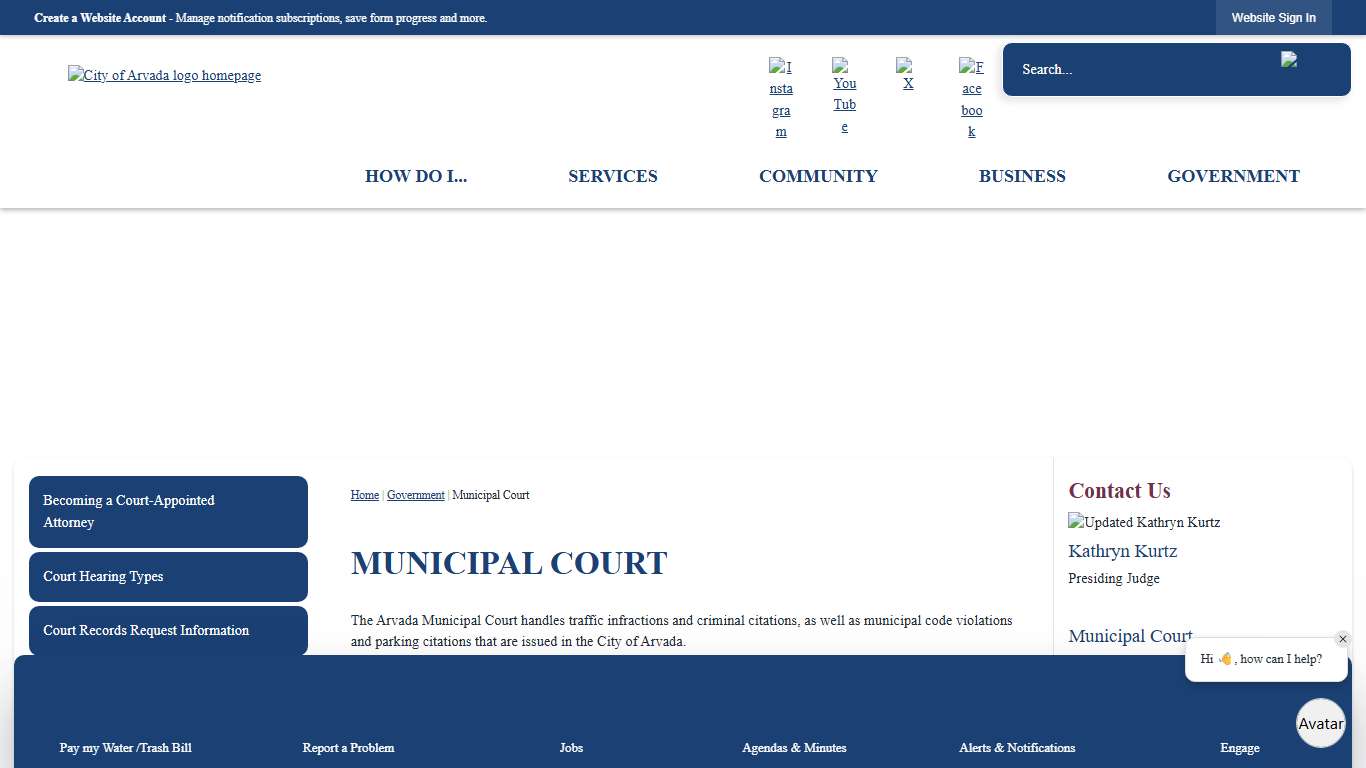 Municipal Court | Arvada, CO