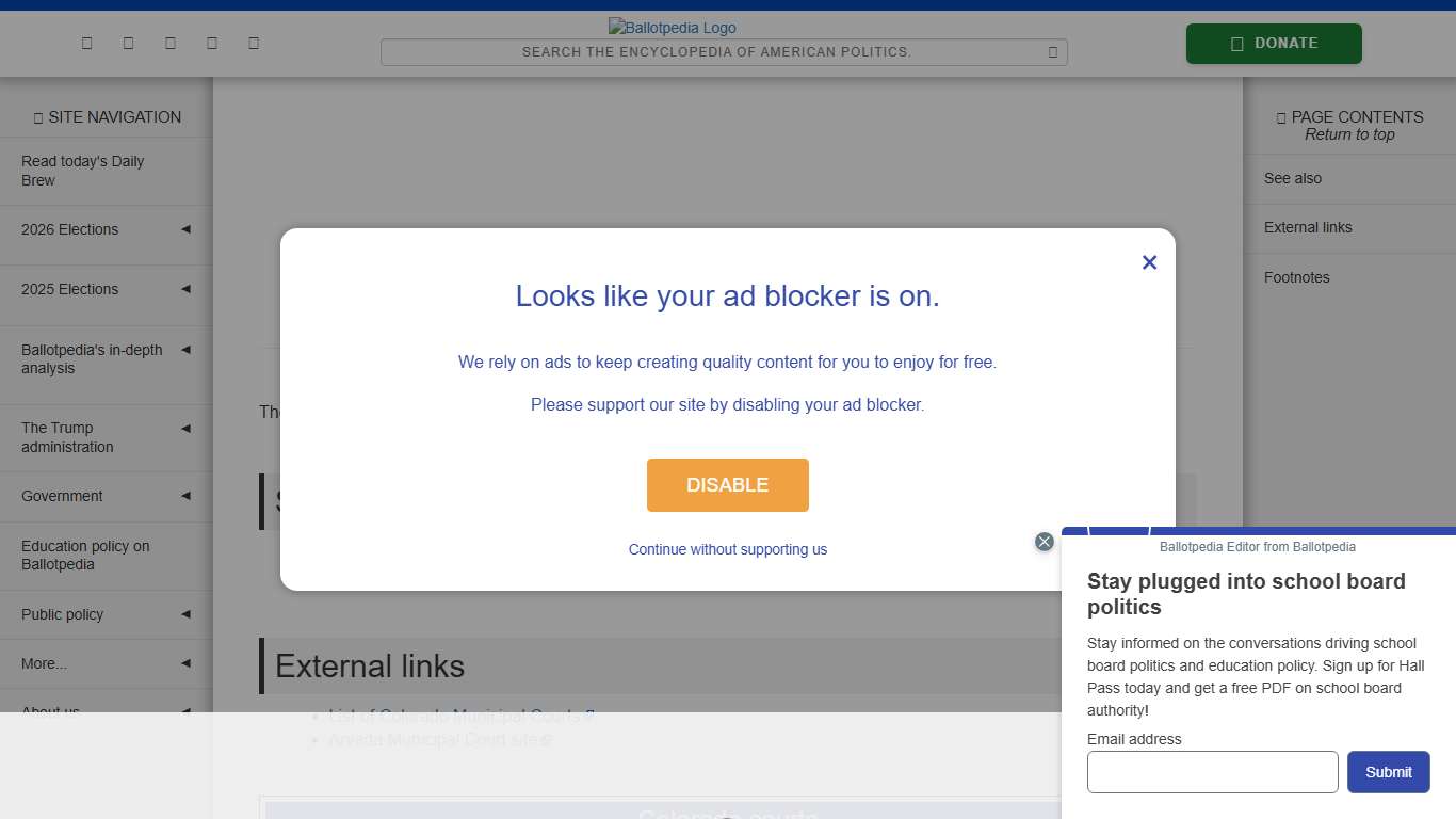 Arvada Municipal Court - Ballotpedia